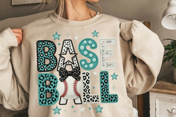 BASEBALL PNG, BASEBALL MOM Png T-Shirt