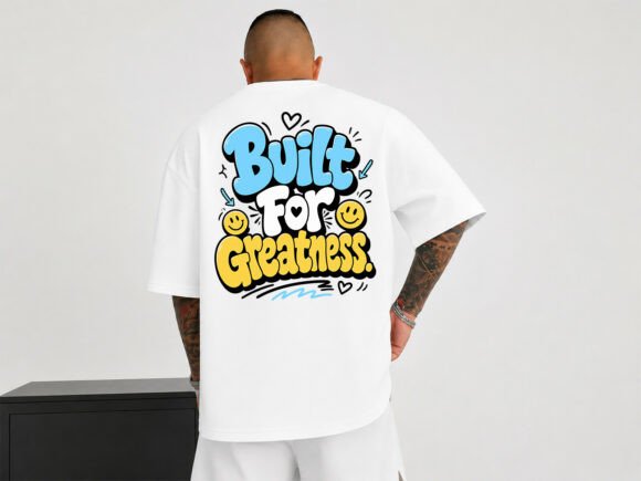 Built for Greatness Typography T-Shirt Graphics