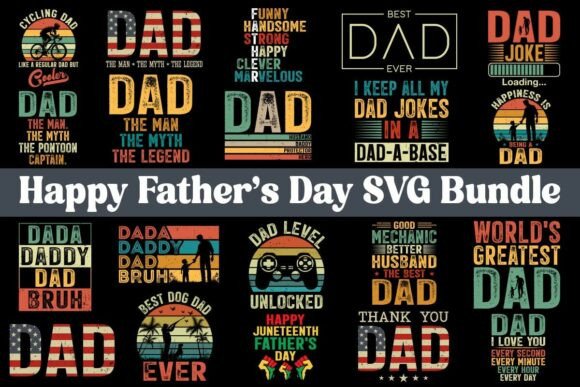 Happy Father's Day SVG Bundle