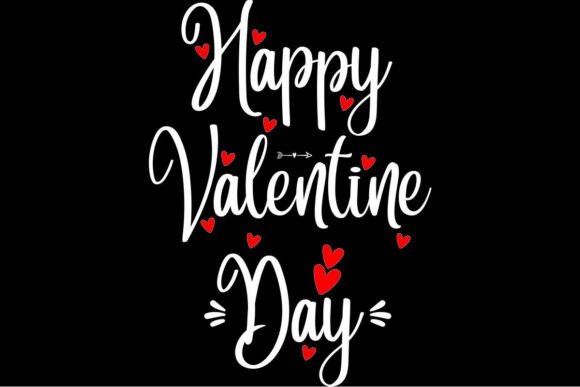 Happy Valentine Day: Graphics for Print Templates