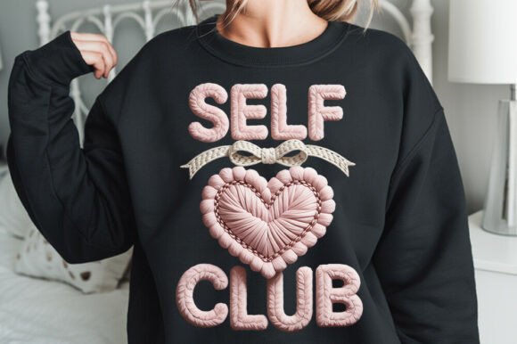 Self Love Club Sublimation Graphic Png