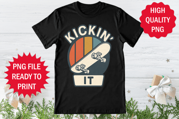 Skateboard Player Retro Design T-shirt