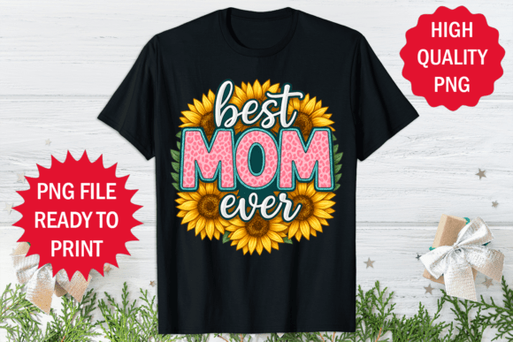 Sunflower Mother's Day T-Shirt Design