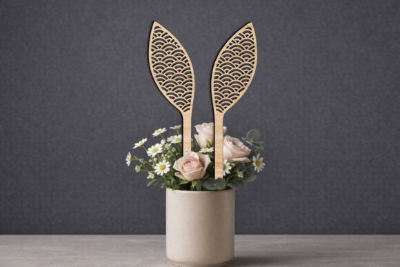 SVG Easter Bunny Ears Rabbits Arches for Laser Cutting