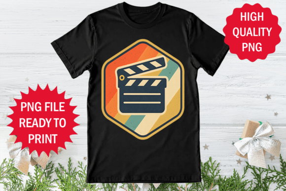 Vintage Movie Lover Retro T-shirt Art Graphics Freebies